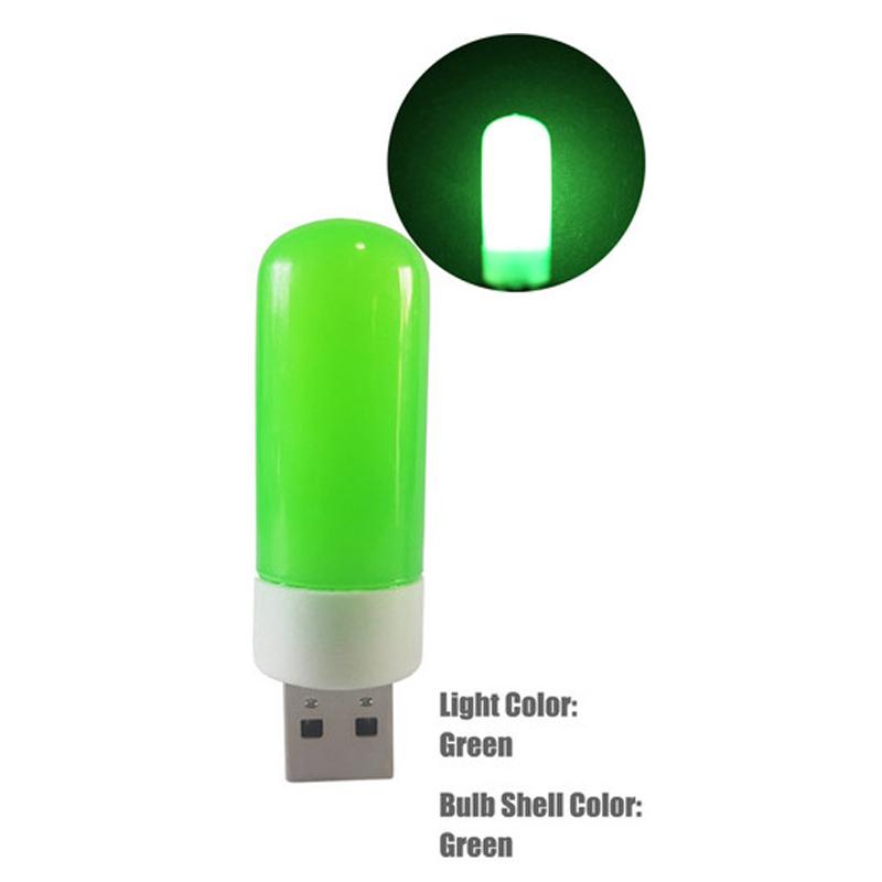 Multicolored Portable USB LED Light Bulbs T18 5V Mini Filament Night Lamp Warm Cool White Reading Lighting Eye Protection Lamps