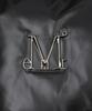 MUCENT Radien Metal Logo High-Neck Glossy Crop Padded Jacket (2 Colors)