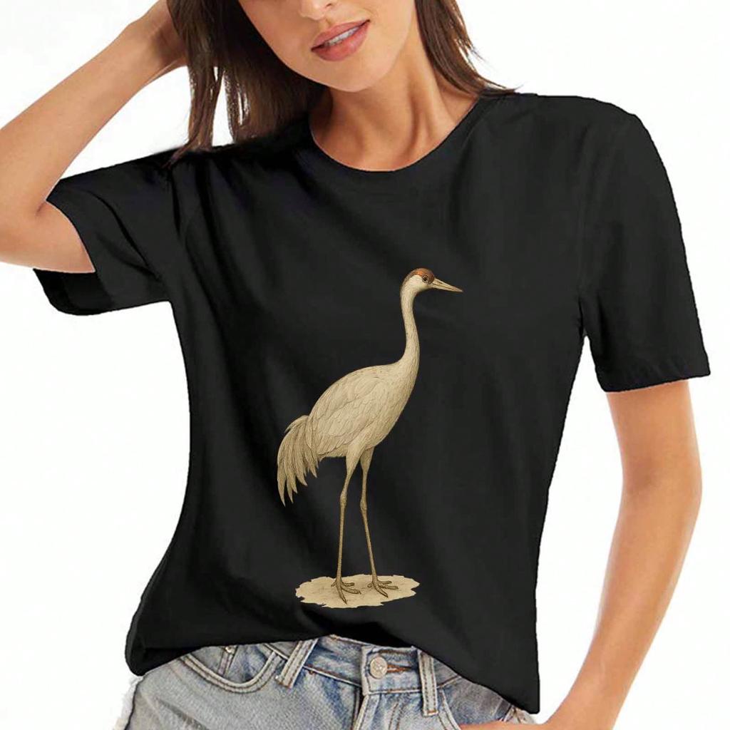 Egyptian Horus Ladies Cotton T Shirt, Premium Cotton Graphic, Durable, Casual Fashion. Featuring God Horus Artwork, Ancient Egypt Design, And Egyptian