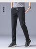 Men’s Summer Ice Silk Loose Sports Pants – Elastic, Breathable, and Lightweight Casual Trousers