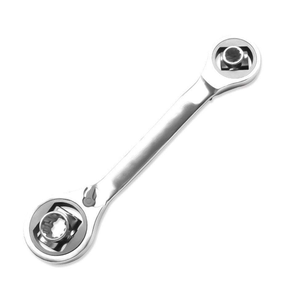 Wrench Multifunction Dual Head Ratchet Socket Wrench Quick Release Tool