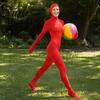 Adults Unitard Full Body Zentai Suit for Men Women, Open Face Halloween Cosplay Bodysuit Bodysuit, Stretchy Spandex Costume Party, Stage Performance