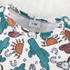 Infant Baby Cowboy Pattern Print Romper Casual Long Sleeve Jumpsuit