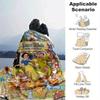 1 Stück Schneewittchen Druckdecke - Weiche Ganzjahres-Kuscheldecke für Wohnzimmer, Schlafzimmer, Personalisiertes Geschenk mit entzückendem Cartoon-Design