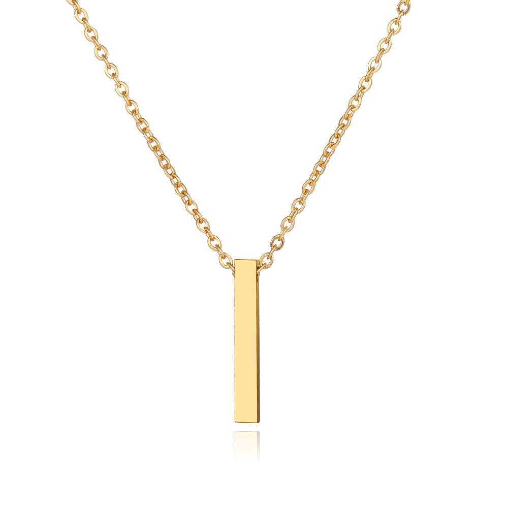 Edelstahl Halsketten Minimalismus Klassischer Mode Stil Herren Kettenhalskette Für Frauen Schmuck Halsband Anhänger Geschenke NEU