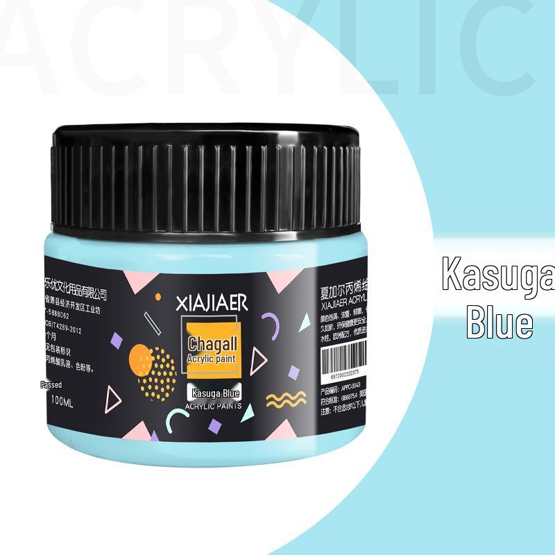 Acrylic Paint 100ml for Hand-painted Art: Wall, Graffiti, Stone, T-shirt - 38 Vibrant Colors