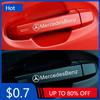 Autosticker 4 Stück Autotürgriff-Aufkleber Zubehör für Mercedess Benz AMG W202 W203 W204 W205 W210 W211 W212 W213 W177 V177 W