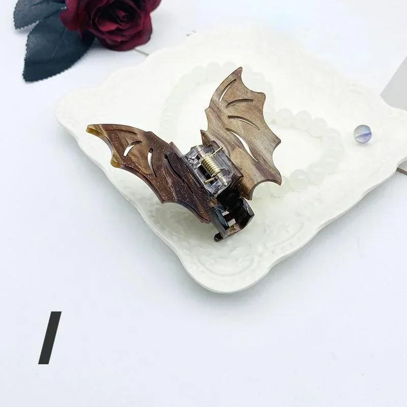New Halloween Bat Hair Claw Clips for Women Girl Funny Hair Crab Shark Clip Butterfly Hairpin Lady Headdress Hair Accessories