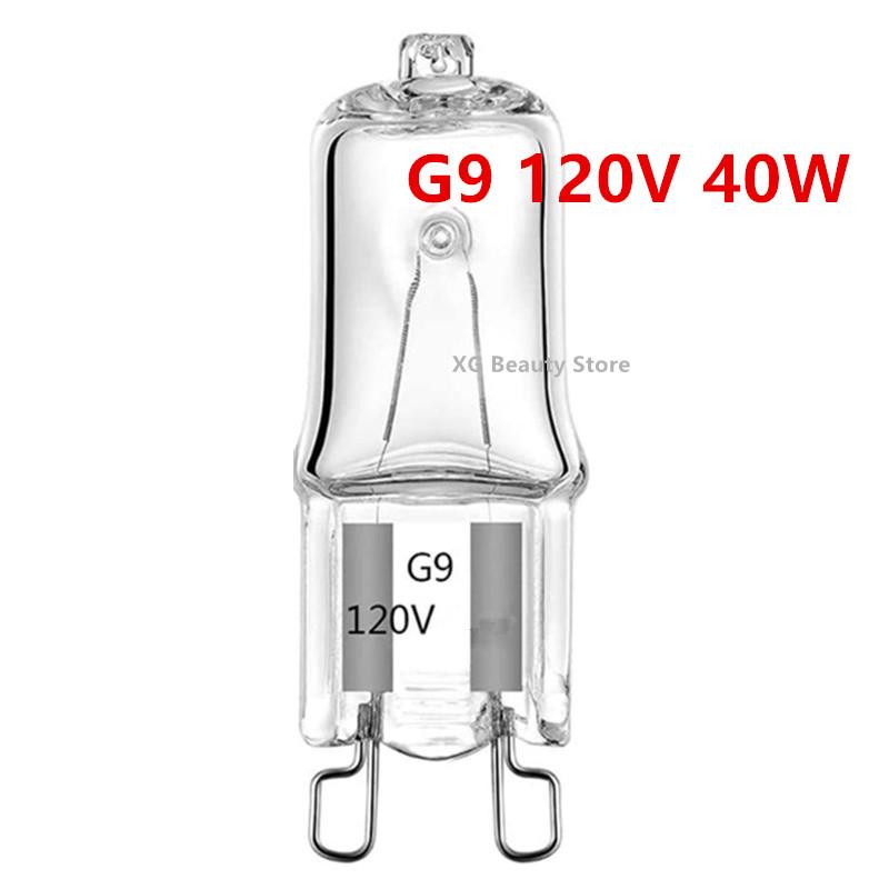 

Эко Галогенные Лампы G9 120В Упаковка 10/50/100 - 25Вт 40Вт 60Вт Светодиодные Вставные Бусины Хрустальная Лампа для Энергоэффективного Освещения 10PCS