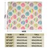 Easter Egg Throw Blanket Comfortable Fashion Blanket  For Sofa Home Picnic Flannel Bedspread Bed Cover