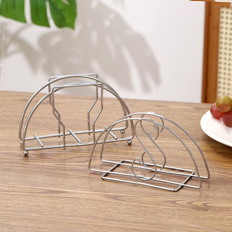 Elegant Metal Iron Napkin Holder Paper Drawer Storage Bracket Organizer For Kitchen Home Restaurant Tabletop Accessory