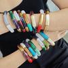 Fashion Personality Niche New Acrylic Elbow Bracelet Multi-Color Retro High-End Marble Pattern Bracelet