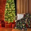 Christmas Cartoon Green Devil Blanket Flannel Blanket Digital Printing Blanket Christmas Atmosphere Holiday Gift