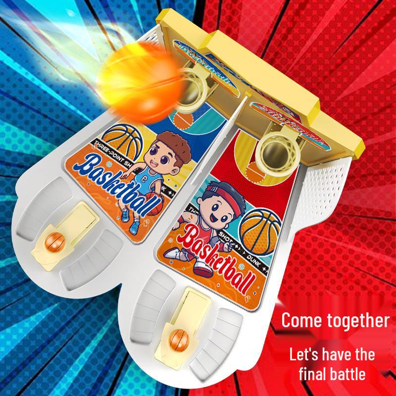 Double Basketball Tabletop Game: Interactive Parent-Child Educational Toy for Boys & Girls