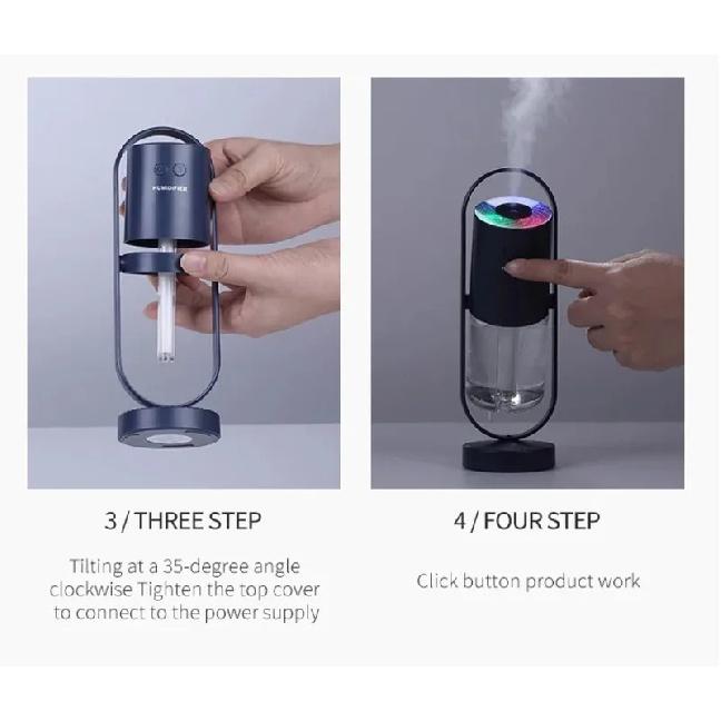 Mini USB Air Purifier for Home and Car – Negative Ion Portable Air Cleaner Removes Smoke Odor Formaldehyde