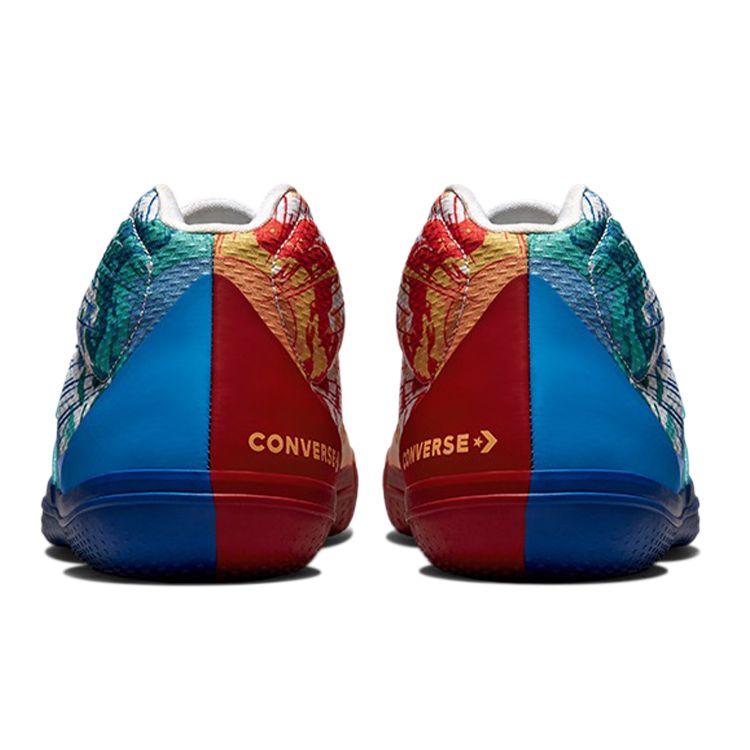 Converse Tênis All Star BB Evo Split Graphic Unissex Multicolorido Azul Branco 171310C