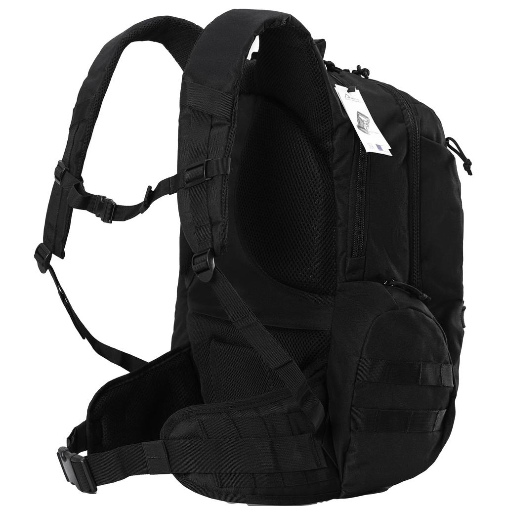 Military Backpack 35 Tactical Mountain Climbing Outdoor Camping Hiking Rucksack with Rain Cover Black [R.SASR] Liter, Bag, (A 35L)