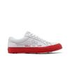 One Star Ox 'Racing Red' (Unisex) White / Antique White / Racing Red Skate Shoes 164026C