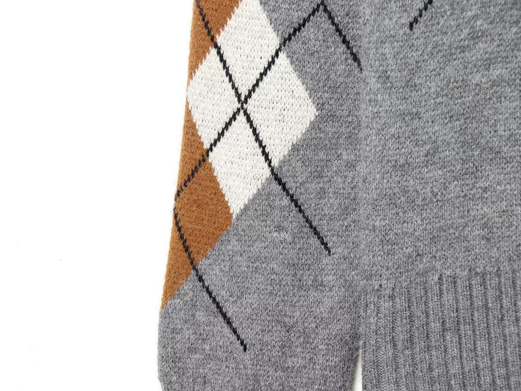 2026 Spring European & American Style Versatile Diamond Knitwear