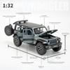 1:32 Jeep wrangler Simulation Toy Vehicles Model Sound and light Shock Absorbers Alloy Children Toys Collection Gift A905 ALR1