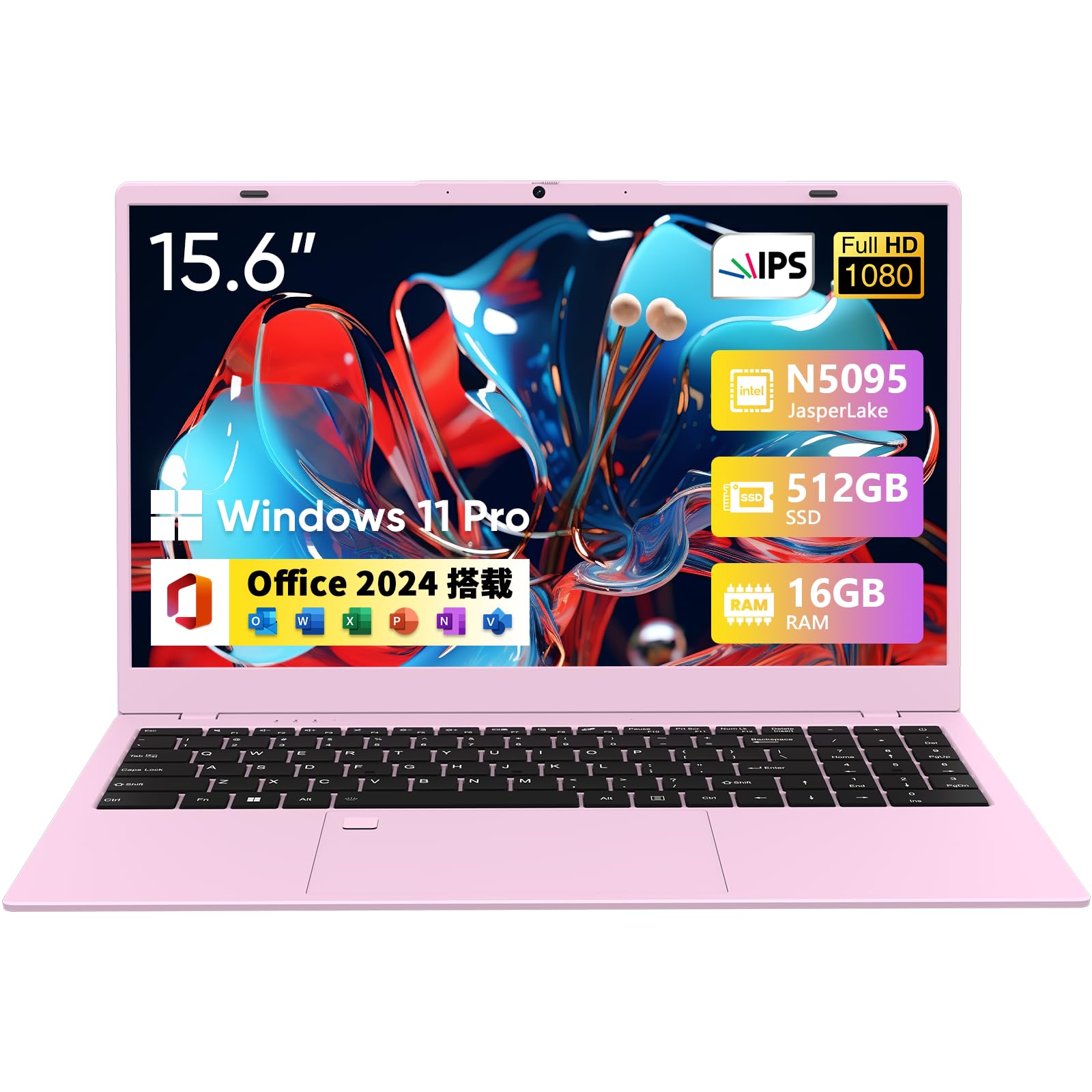 

Ноутбук N5095 з Office Плавний До 4C4T Windows Швидке Нагрівання Тихий Настільний FHD WiFi BT Цифровий BiTECOOL Тонкий Відбиток пальця Японська клавіатура 15,6-дюймовий