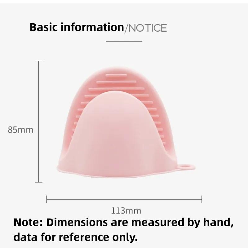 1 Stück Dicke Silikon Hitzebeständige Handschuh Ofen Mikrowelle Rutschfest Verbrühschutz Greifer Topflappen Handschuhe Kochen Küchenwerkzeug