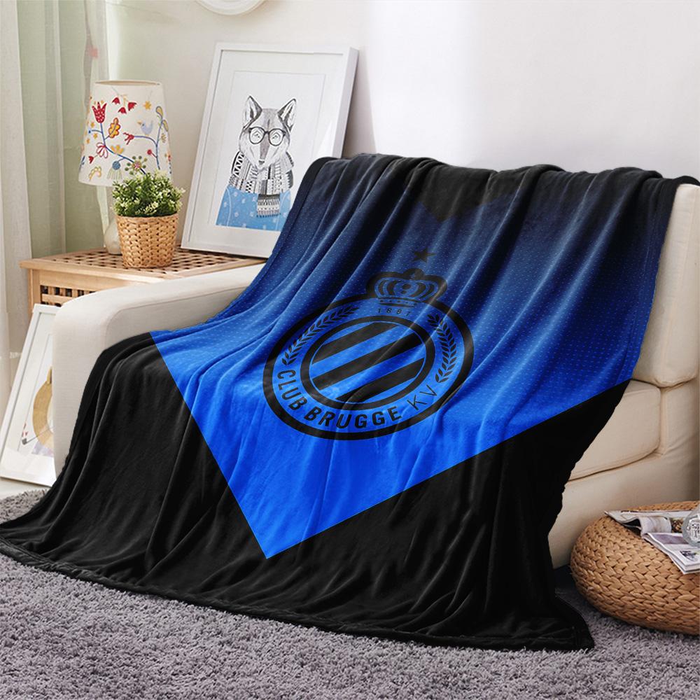 Club Brugge KV Flannel Blanket, High Quality Comfortable for All Seasons, Home Decor, Warmth and Comfort