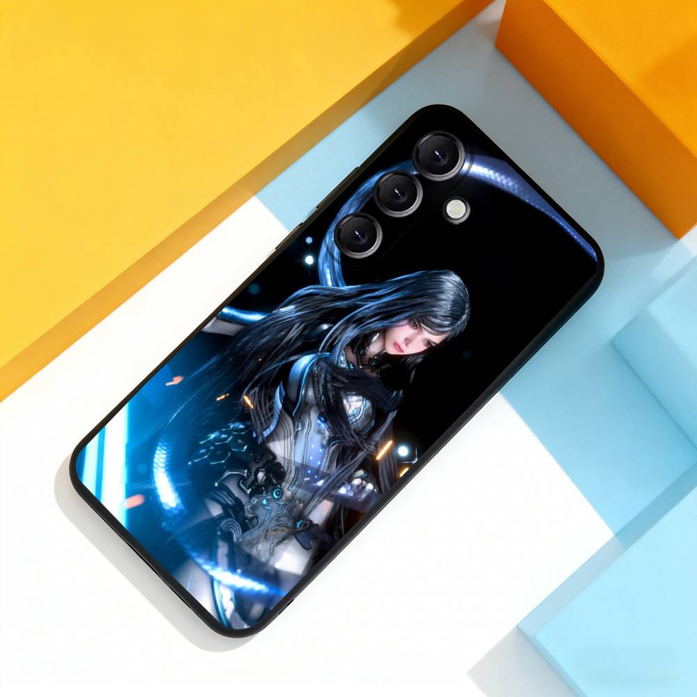 Spiel Eve S-Stellar B-Blade Handyhülle Für Samsung Galaxy A 73,72,51,53,52,71,22,5G,Note,J7,8,9 Weiche Schwarze Abdeckung