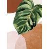 Wall Art Canvas Paintings Modern Still Life Poster Prints Pictures for Living Room Decoration 3pcs Boho Palm Leaf Green Plants