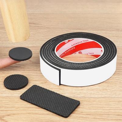 1 role Nábytek Tichá houbová páska Mřížka Protiskluzová Samolepicí Podložka pod nohy stolu židle 4mm Ochrana podlahy proti poškrábání DIY Příslušenství