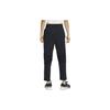 Nike Logo Print Mid-Rise Straight-Leg Cropped Casual Pants Women Bottoms Black FB7030-010