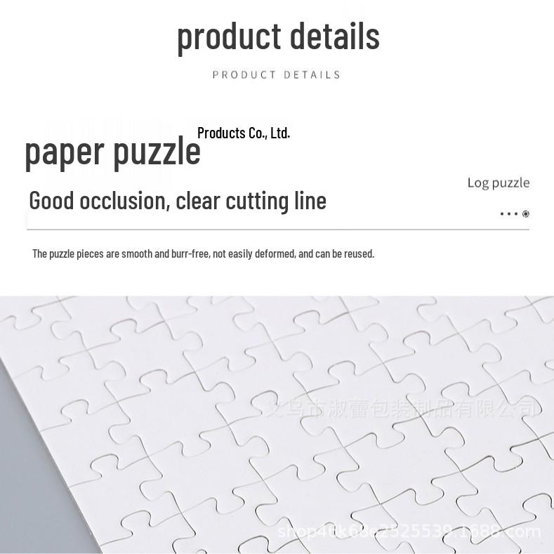 DIY UV Printed Jigsaw Puzzle: 1000 or 500 Pieces - Customizable & Educational