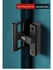 Punch-Free Slide Bolt Latch for Bathroom and Indoor Doors