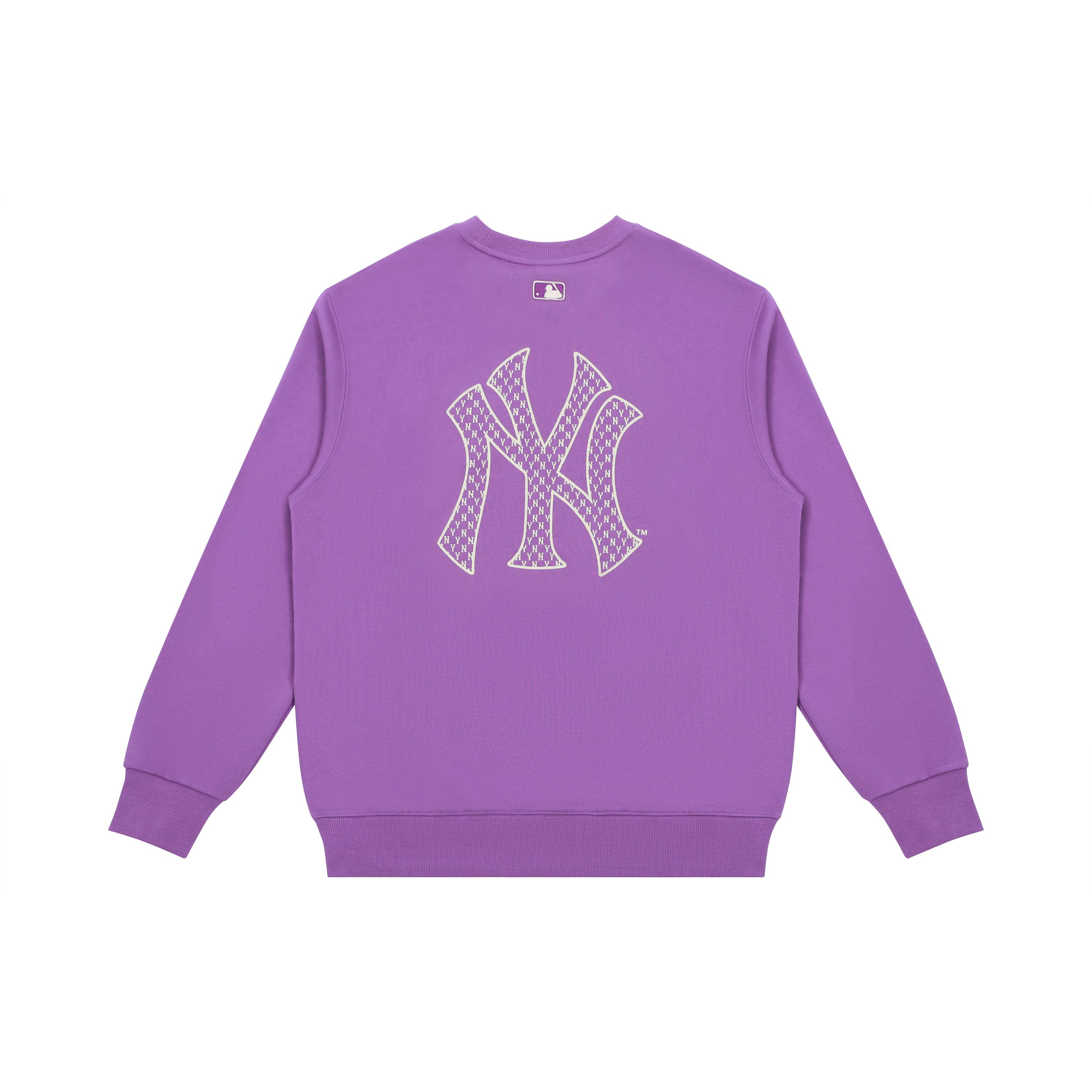 Sweatshirt à col rond vintage floral MLB New York Yankees Unisexe Violet 3AMTM0114-50LDD L pink