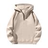 Women's Fashion Casual Long Sleeve Solid Color Hooded Sweatshirt Tops