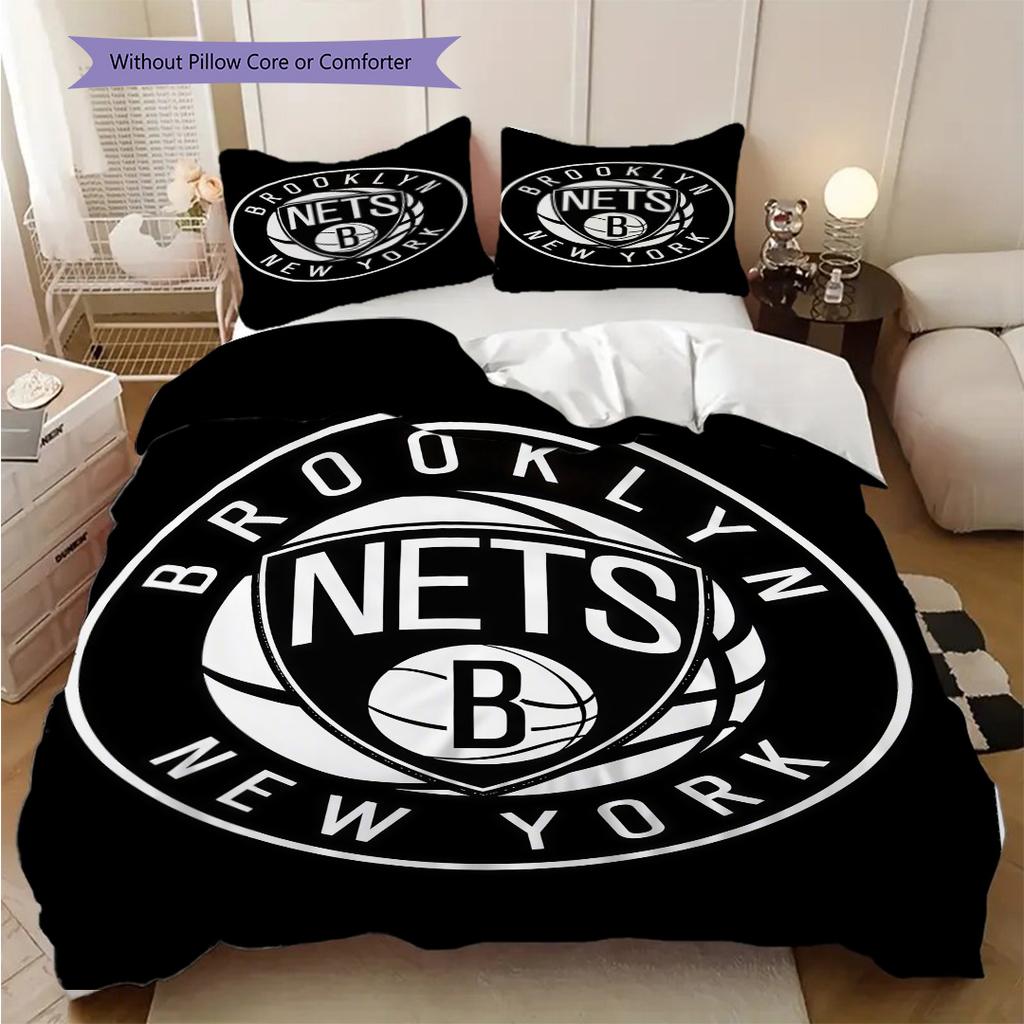 Brooklyn Basketball Brilliance Bedding(1 * duvet cover + 2 * pillowcase, without core)Christmas birthday gift Soft and comfortable Bedding set
