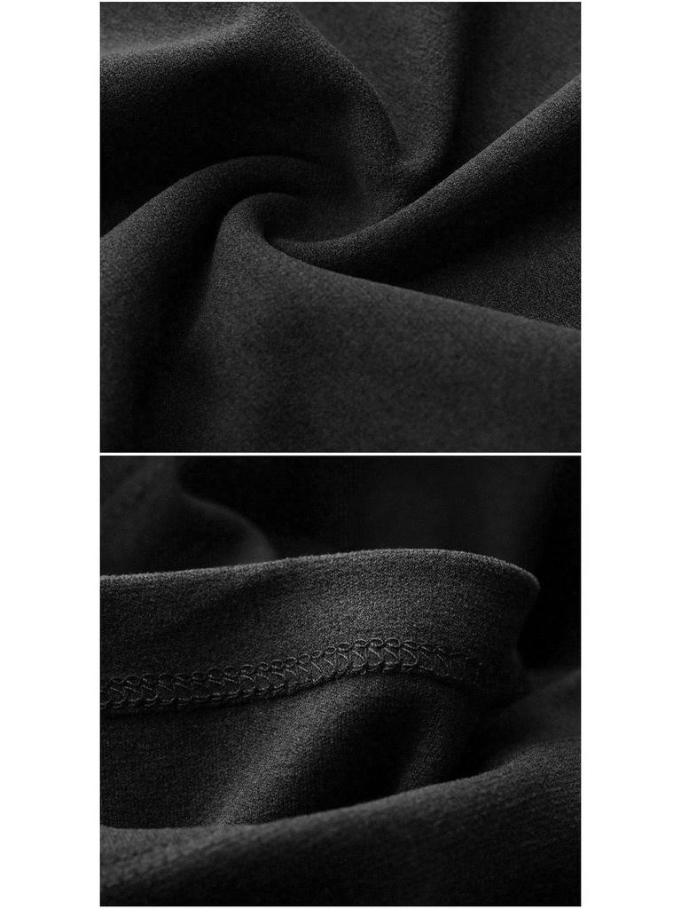 Men's Double-Sided Velvet Heat Storage Half Turtleneck Long-Sleeve Shirt - Warm Winter Base Layer