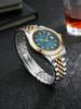 Men's Waterproof Stainless Steel Strap Quartz Watch Simple Business Style Perfect Gift for Any Occasion