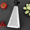 4 Sided Pyramid Shape Cheese Grater Non Slip Base and Handle Vegetable Slicer  Potato