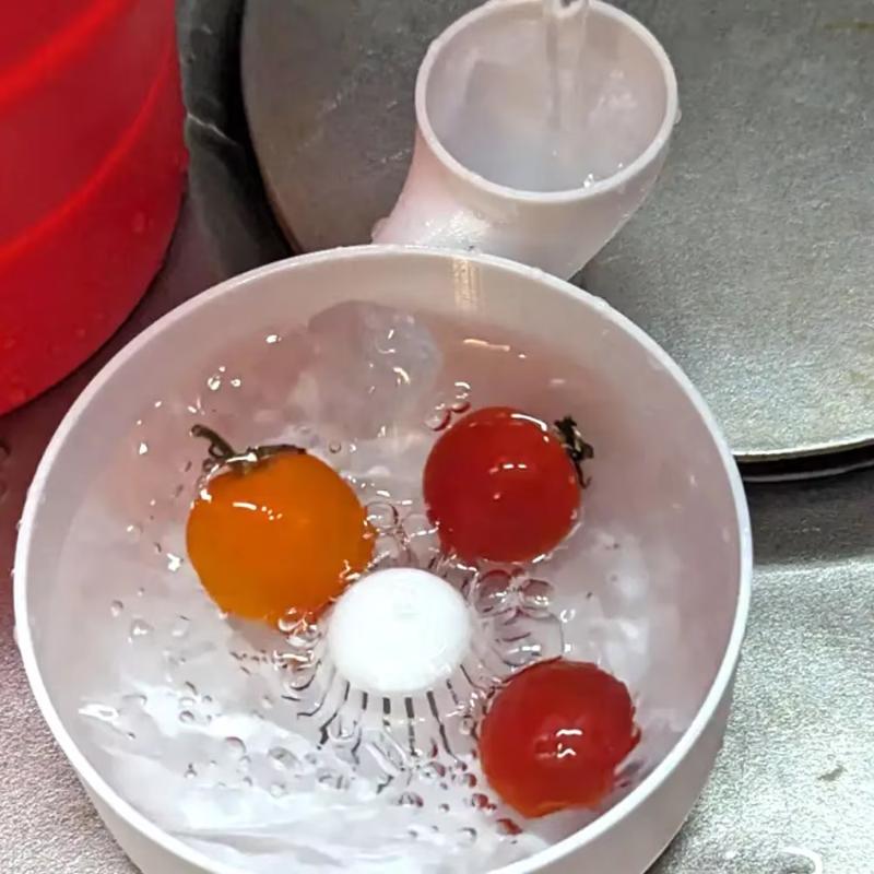 Automatic vegetable and fruit washer Fruit Wash Bowl 3D Printing Food Washing Spinner Cleaning Machine for Kitchen Draining