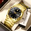 BINBOND Luminous Waterproof Durable Stainless Steel Strap Preicse Quartz Watches For Men Luxuy Auto Date Men's Watch Reloj