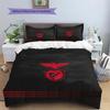 SL Benfica Football Club  Pattern Bedding Quilt Set  Home Decoration  Gift (1 * duvet cover + 2 * pillowcase  without core)