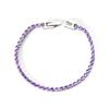 Fashion temperament zircon bracelet elegant light luxury versatile round colored diamond tennis bracelet jewelry women