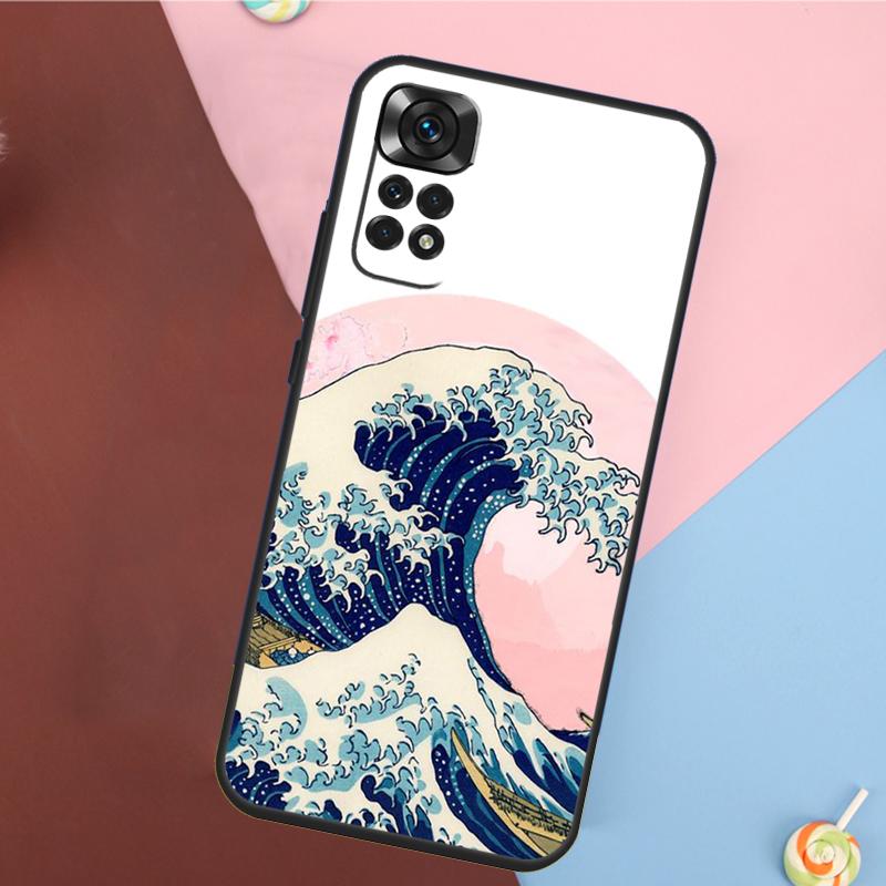 The Great Wave off Kanagawa Cover For Xiaomi Redmi Note 14 13 Pro 12 11 9 10 9S 10S 11S 12S Redmi 14C 10C 12C 13C Case