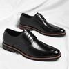 Fashion Big Size Oxford Shoes for Men Spring Autumn New Designer Lace Dress Shoes Male Business Casual Leather Shoes Man