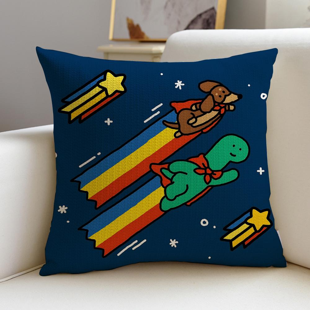Cute JJOGUMANS Cushion Cover Pcs Soft Decorative Square Cushion Covers X X Pillowcases for Sofa Couch Home Bedroom