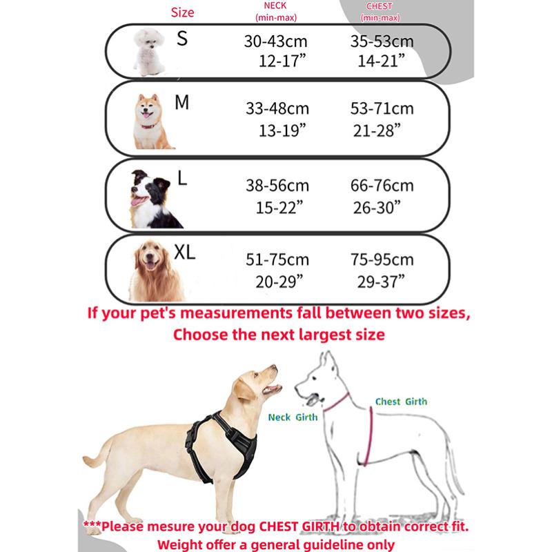 Dog Leash Vest Pet Nylon Chest Back Carry Pet Supplies Travel Accessories Reflective Design Portable Leads Pet Chest Back Leash