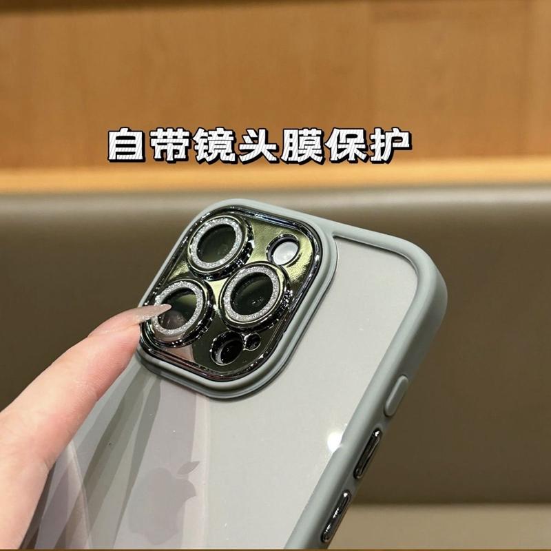 Husă de telefon transparentă cu sclipici de lux pentru iPhone 11 12 13 14 15 Pro Max Plus Huse de protecție cu diamant transparent rezistent la șoc