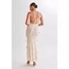 European and American style summer new women's clothing knitted flower dress women