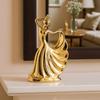 Model Dancing Lady Figurine Handicraft Tabletop Art Figure  Festival Decor